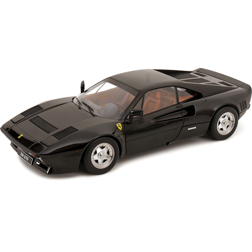 1984 Ferrari 288 GTO Black Diecast Model Car | KK Scale