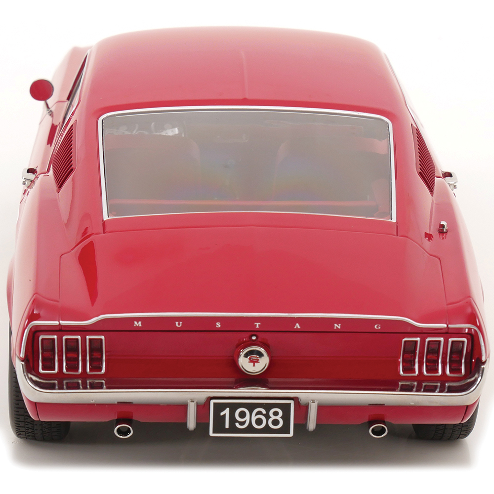 1968 Ford Mustang GT Fastback Red Diecast Model Car | KK Scale