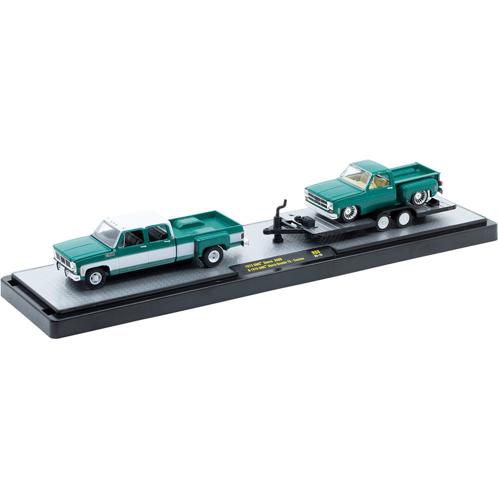 1973 GMC Sierra 3500 & 1976 GMC Sierra Grand 15 Custom | M2 Machines