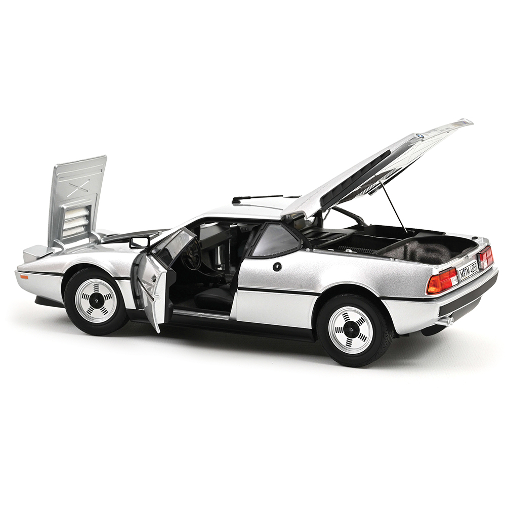 1980 BMW M1 Silver Metallic Diecast Model Car | Norev
