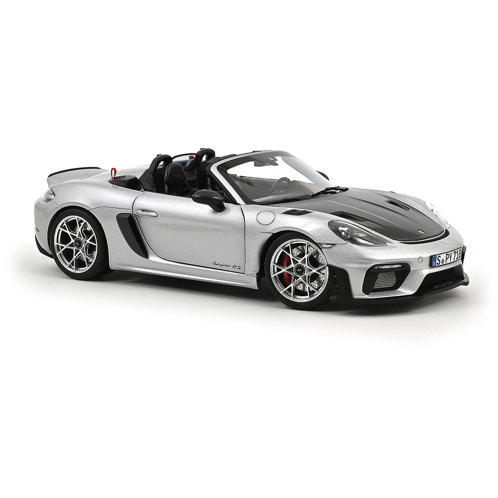 2023 Porsche 718 Spyder RS w/ Weissach Pack Silver | Norev