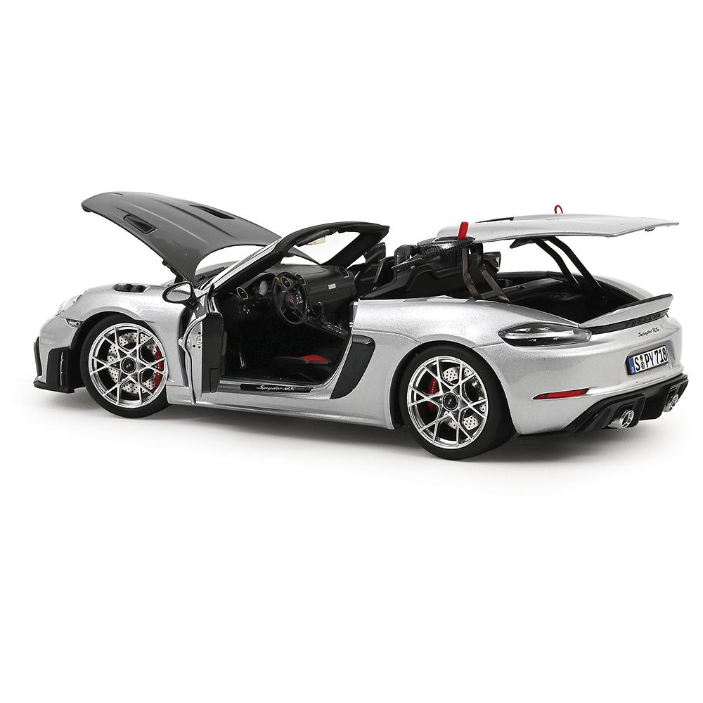 2023 Porsche 718 Spyder RS w/ Weissach Pack Silver | Norev