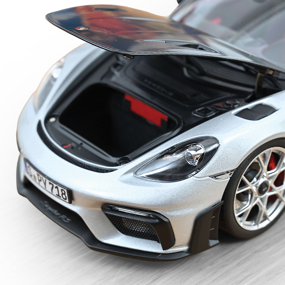 2023 Porsche 718 Spyder RS w/ Weissach Pack Silver | Norev