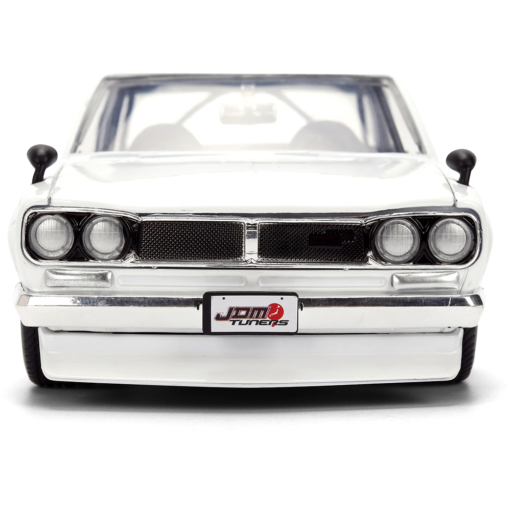 1971 Nissan Skyline 2000 GT-R White Diecast Model Car | Jada Toys