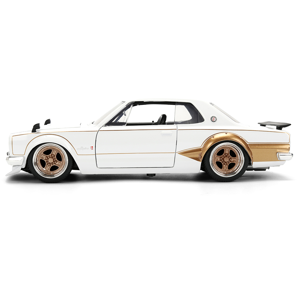 1971 Nissan Skyline 2000 GT-R White Diecast Model Car | Jada Toys