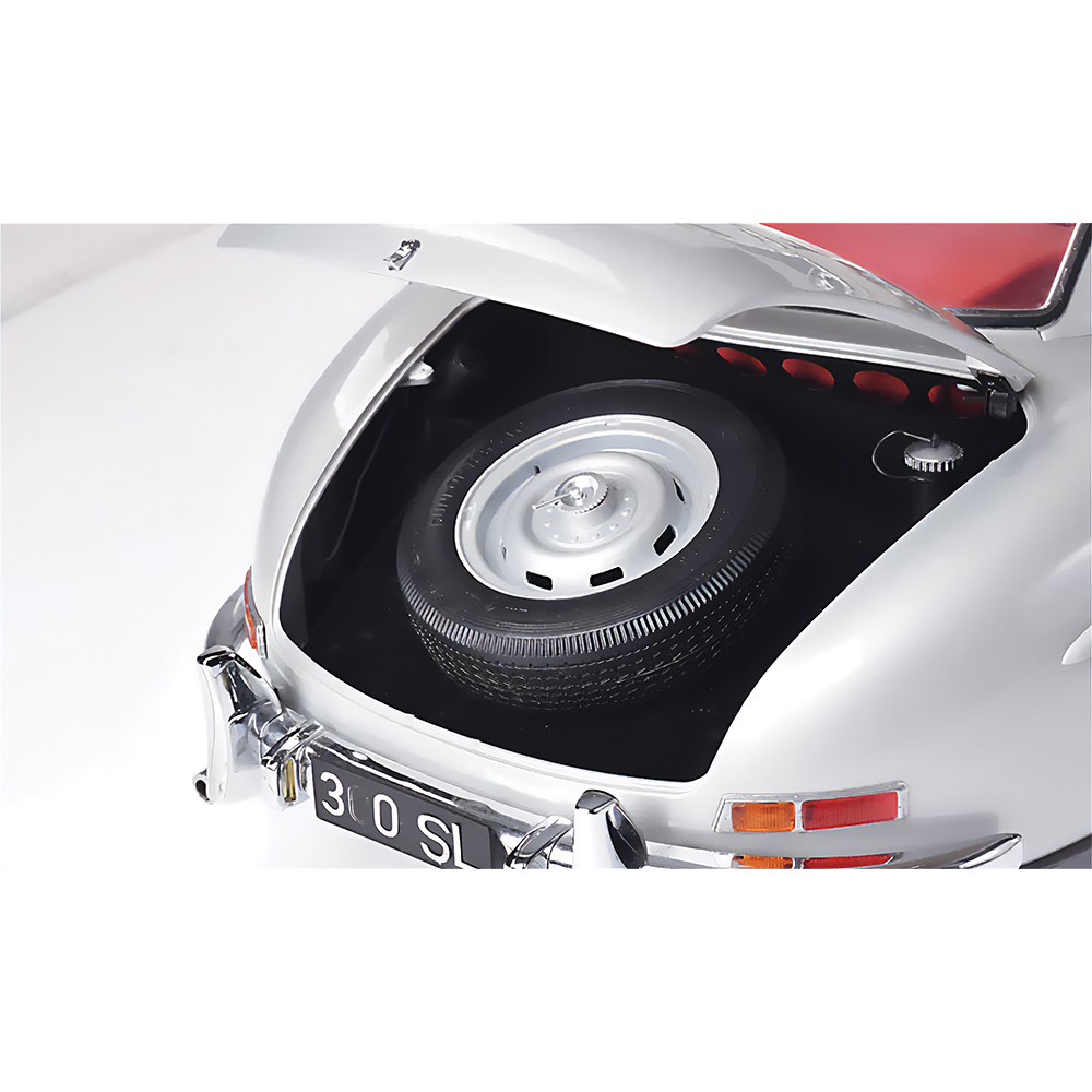 Miniature Rubicon 1/43 - Mercedes 300SL Argentée - White Metal - Collection - Occasion