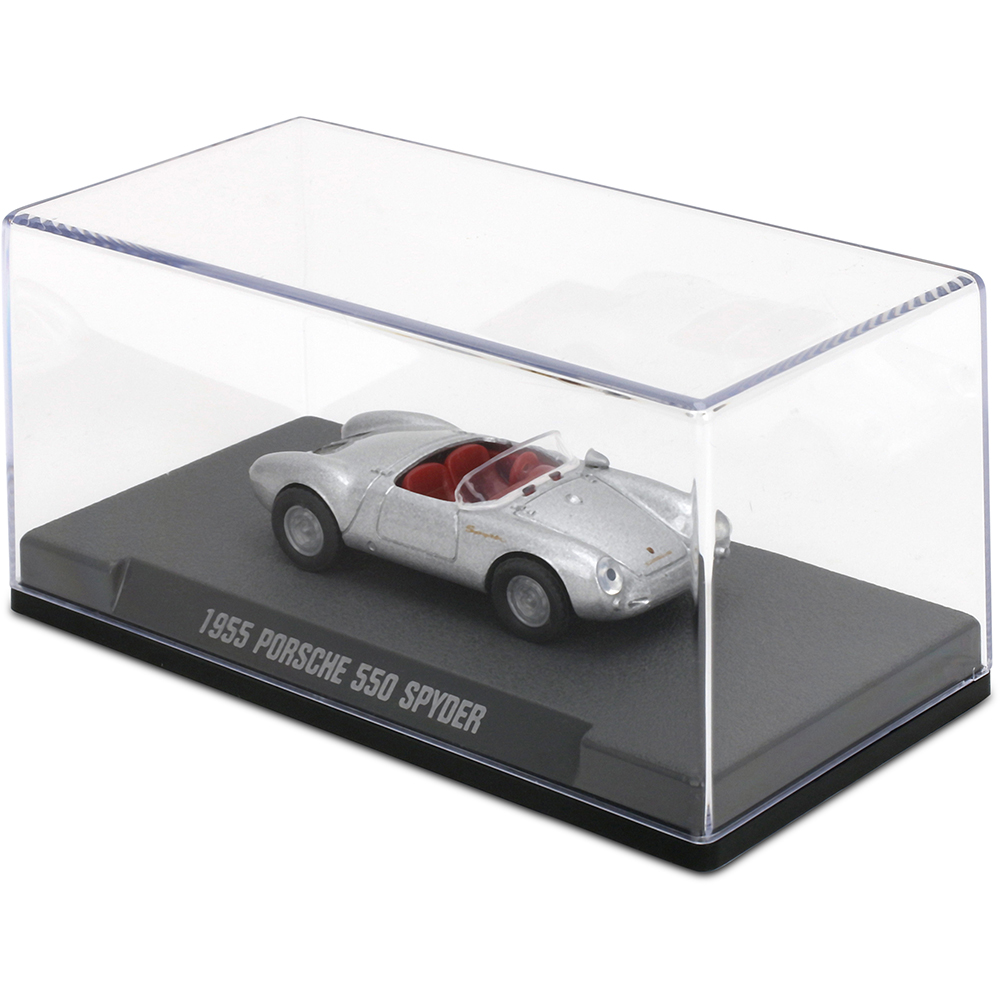 1955 Porsche 550 Spyder Silver Diecast Model Car | Majorette