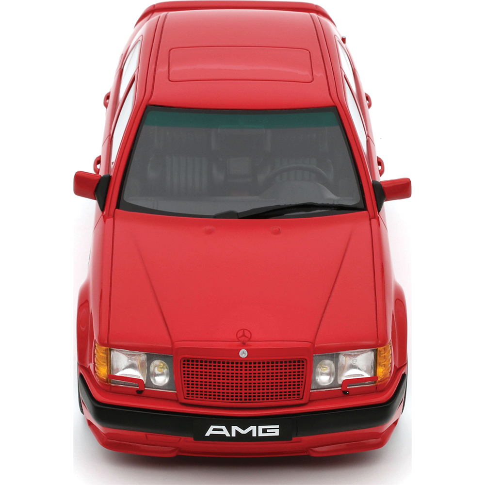 1987 Mercedes 300E AMG 6.0 Red Cast Resin Model Car | Ottomobile