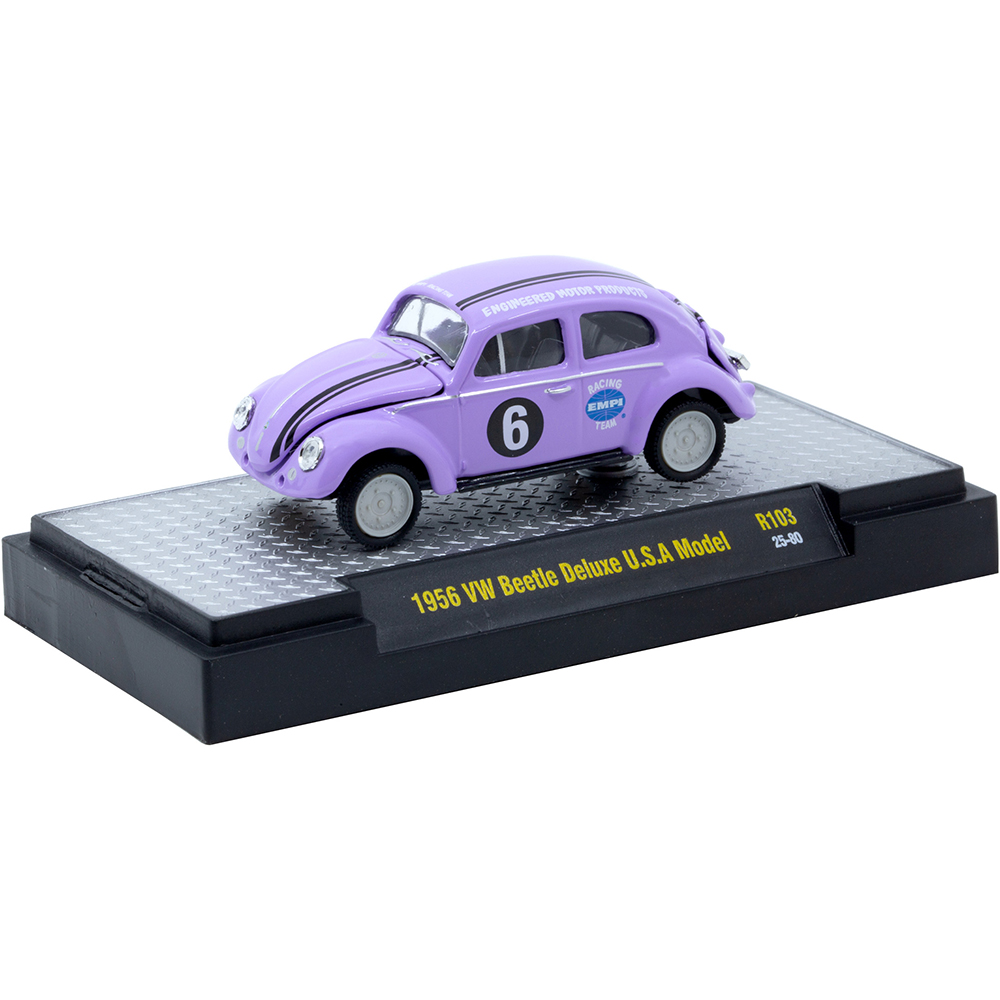 1956 VW Beetle Deluxe USA Model #6 Diecast Model Car | M2 Machines