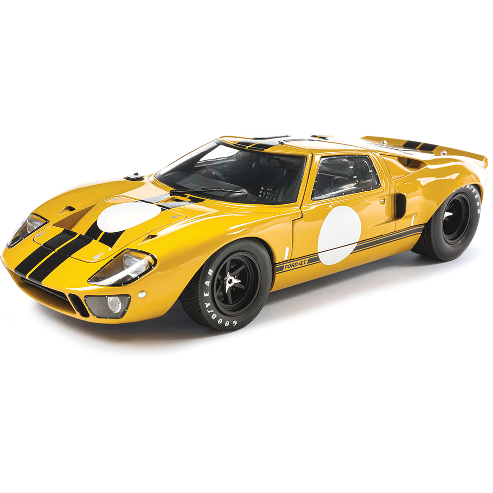 1968 Ford GT40 Mk.1 Yellow Diecast Model Car | Solido