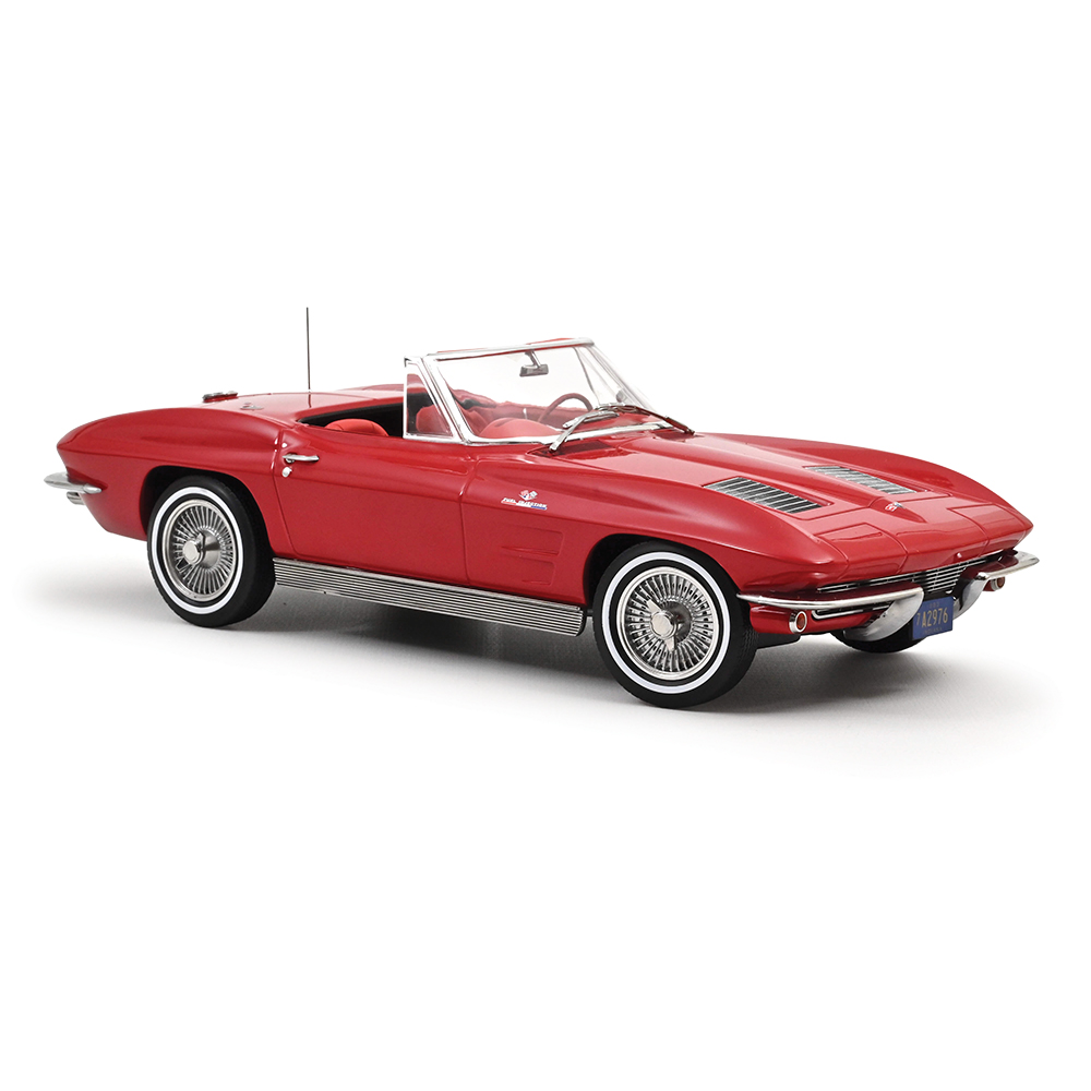 Chevrolet Corvette Sting Ray 模型車 赤 1963 Chevrolet Corvette Sting Ray Cabriolet Red | Norev