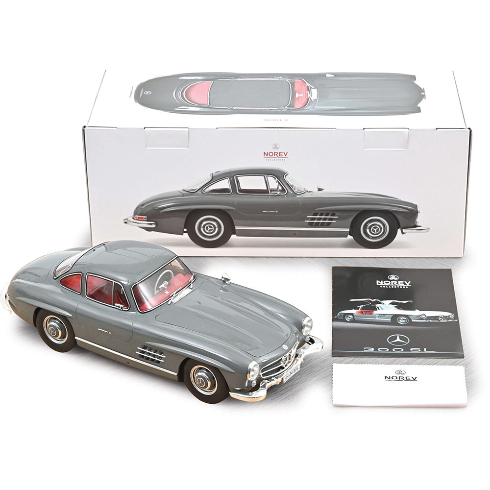 1954 Mercedes-Benz 300 SL Graphite Grey Diecast Model Car | Norev