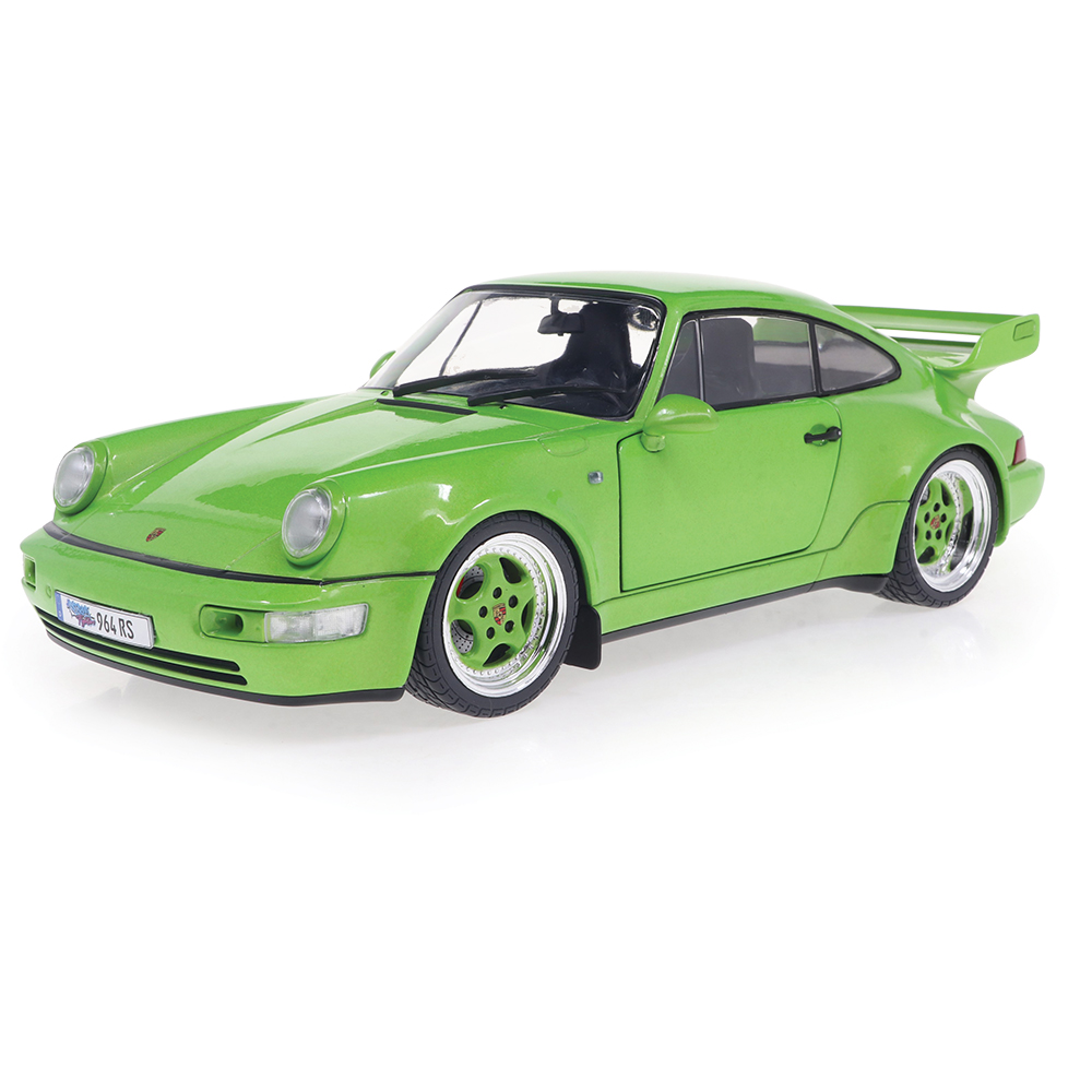 205-029 ソリド 1/18 ポルシェ 911 964 CARRERA RS 1990 Porsche 911 (964) Carrera RS Green Diecast Model Car | Solido
