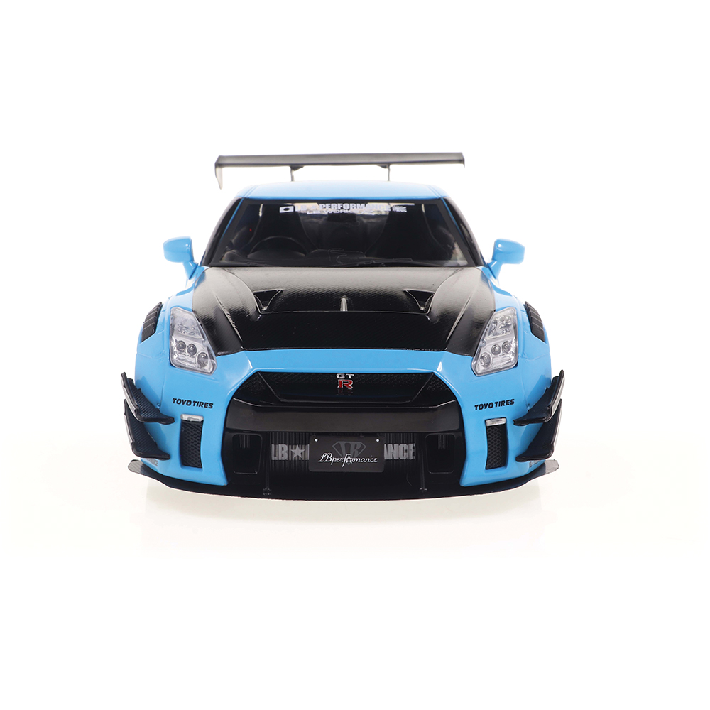 2024 Nissan GT-R (R35) Liberty Walk Body Kit Baby Blue | Solido