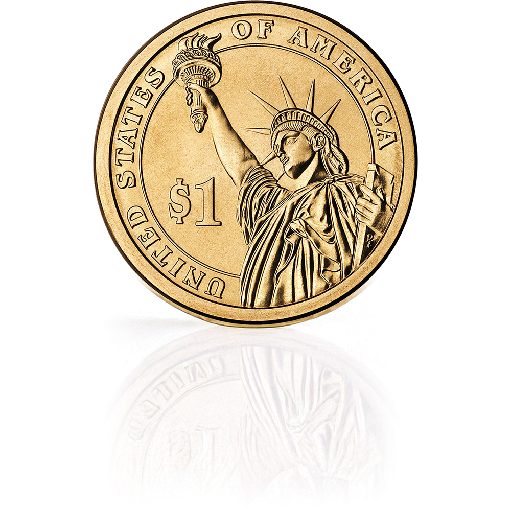 Donald Trump 47th President $1 Golden Coin | Merrick Mint