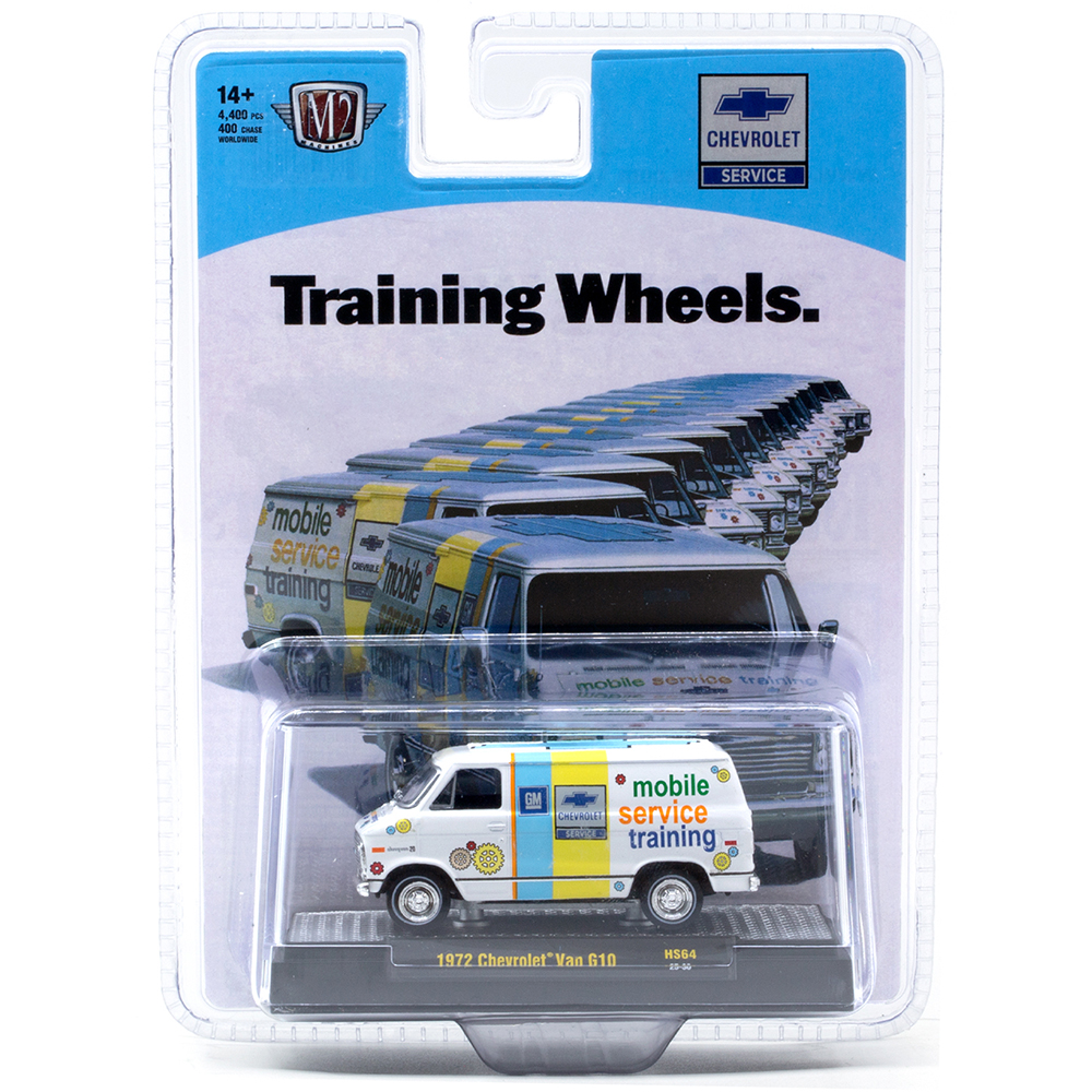 1972 Chevrolet G10 Van Training Wheels Diecast Model Car | M2 Machines