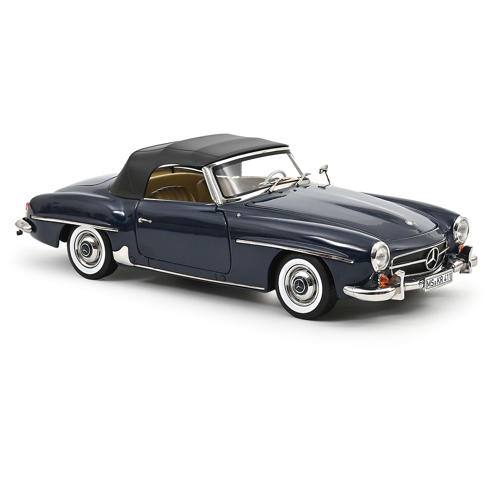 ミニカー Mercedes Benz 190 SL 1957 Mercedes-Benz 190 SL Middle Blue Diecast Model Car | Norev