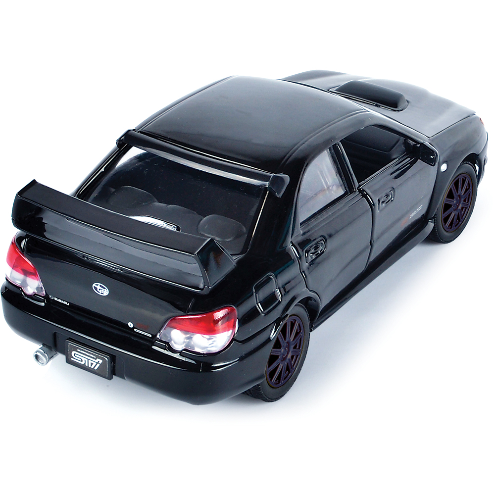 Subaru Impreza WRX STI Black Diecast Model Car | Motormax