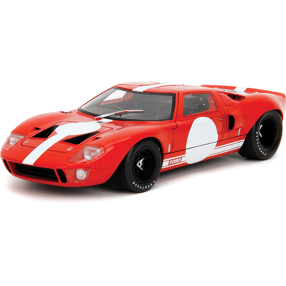 1968 Ford GT40 Mk1 Red Diecast Model Car | Pink Slips