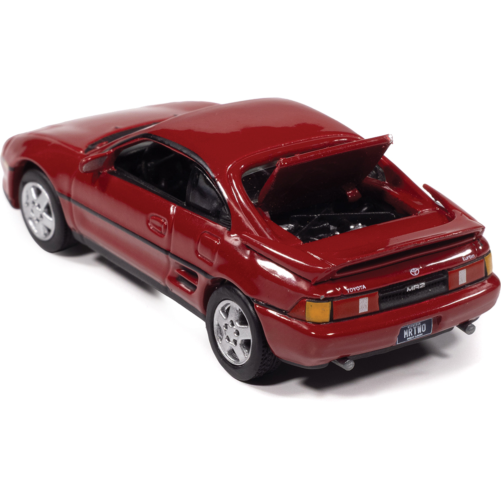 1991 Toyota MR2 Crimson Red Diecast Model Car | Johnny Lightning