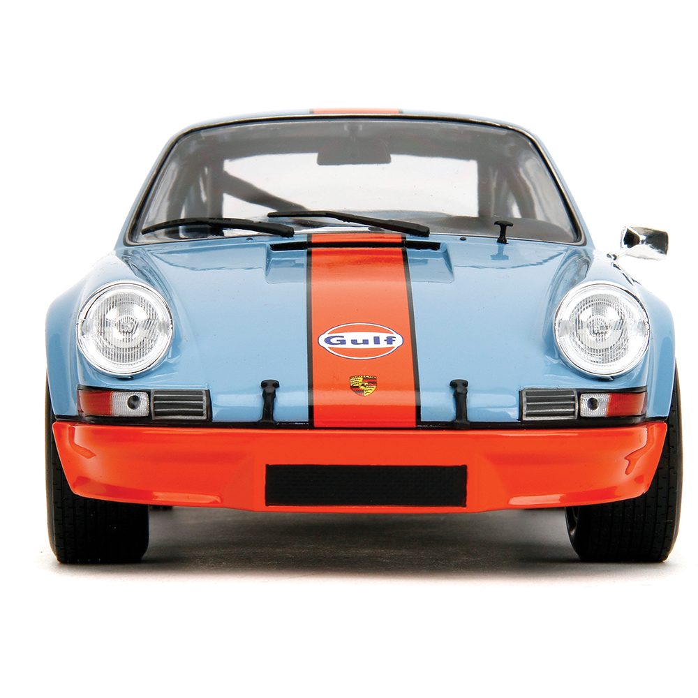 1973 Porsche 911 RSR Gulf Oil Diecast Model Car | Pink Slips
