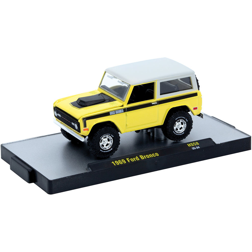 1969 Ford Bronco Boss Bronco Diecast Model Truck | M2 Machines