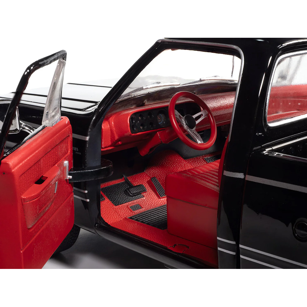 1979 Dodge SWB Sweptline Pickup Adventurer Black | Diecast Model Truck