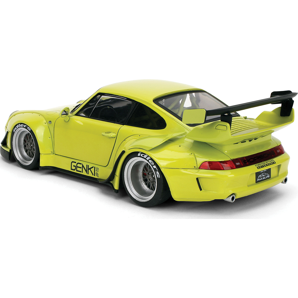 Porsche RWB Genki Yellow Diecast Model Car | Pink Slips