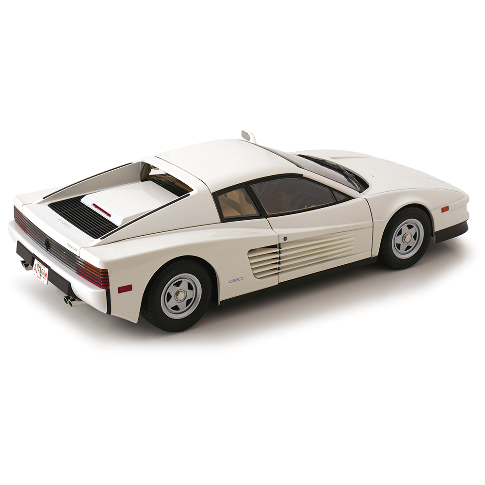 1984 Ferrari Testarossa White TV Version Diecast Model Car | KK Scale