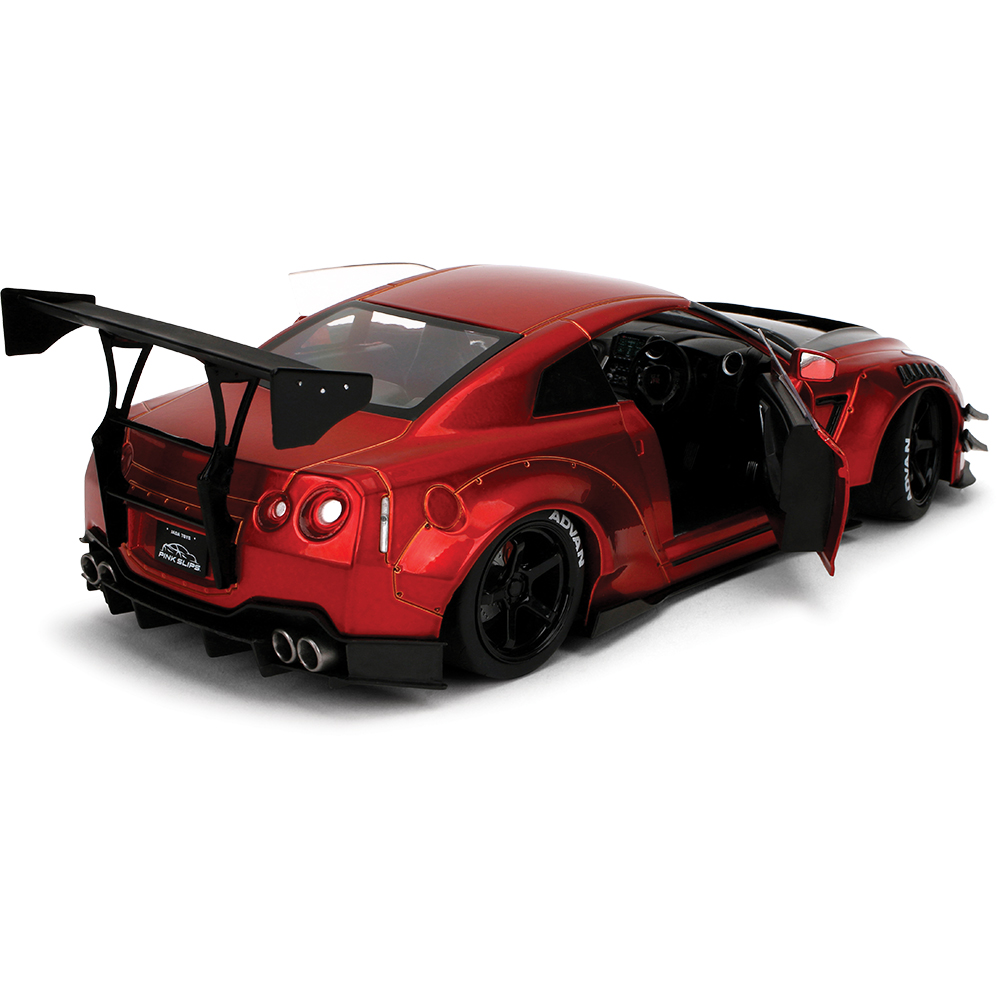 Nissan GT-R (R35) LIBERTY WALK Red Diecast Model Car | Pink Slips
