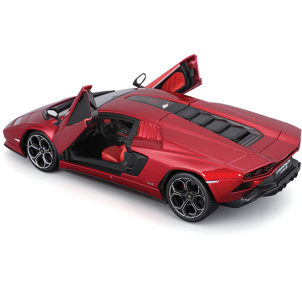 Lamborghini Countach LP! 800-4 Red Diecast Model Car | Bburago