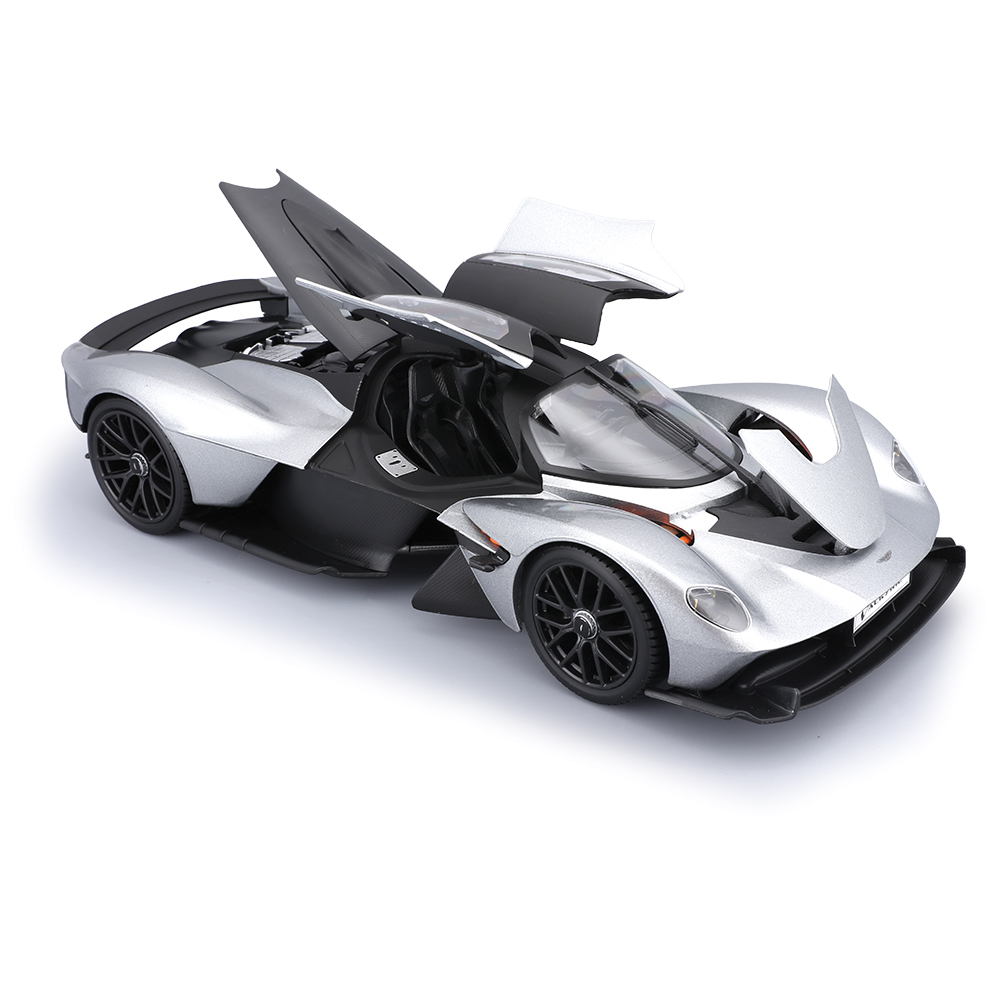 2022 Aston Martin Valkyrie Silver Diecast Model Car | Maisto