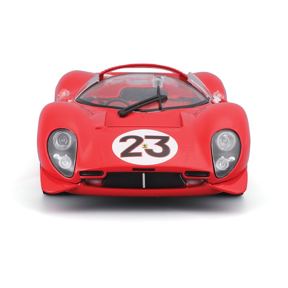 1967 Ferrari 330 P4 Daytona Red #23 Diecast Model Car | Bburago