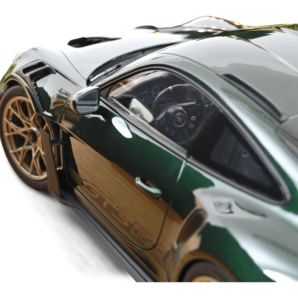 2022 Porsche 911 GT3 RS Jet Green & Black Diecast Model Car | Norev