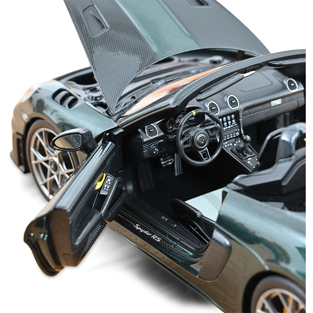 2023 Porsche 718 Spyder RS w/ Weissach Pack Forest Green | Norev