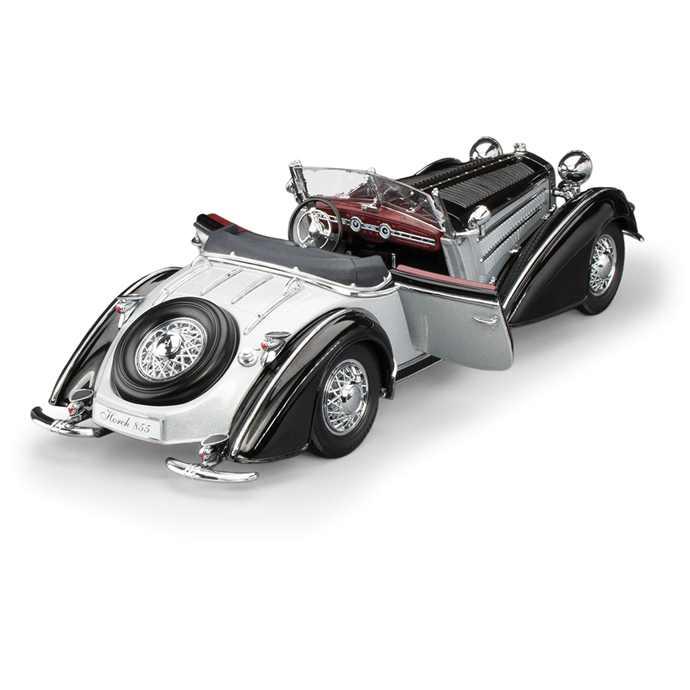 Sun Star 1939 HORCH 855 ミニカー 1939 Horch 855 Roadster Black/Silver Diecast Model Car | Sunstar