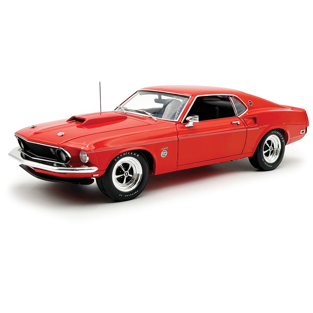 ACME社　1/18 1969 フォード・マスタング ボス429　プロトタイプ 1969 Ford Mustang 600 Flower Power Red Diecast Model Car | Acme