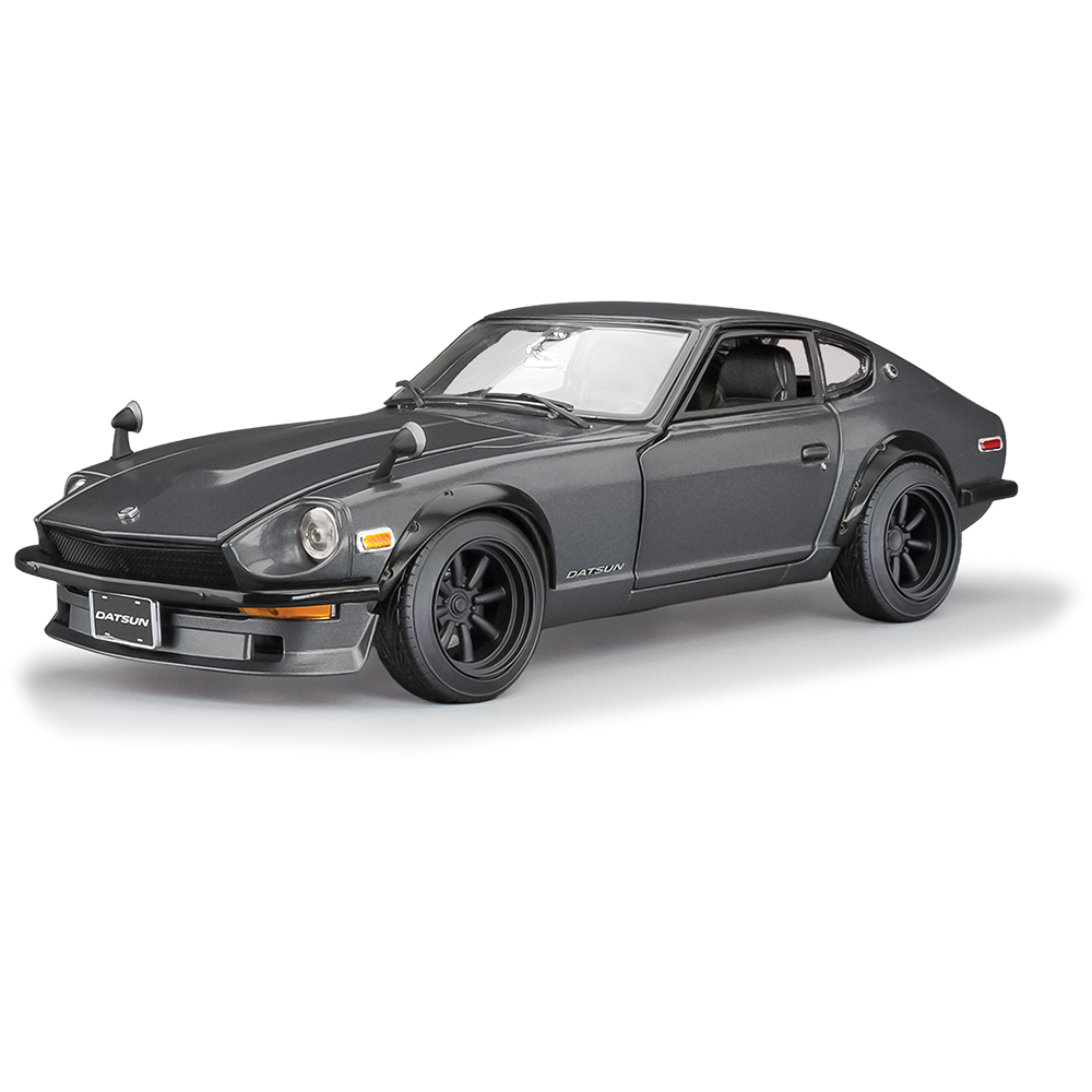 1971 Datsun 240Z Widebody Dark Gray Diecast Model Car | Sunstar