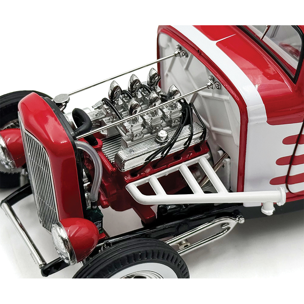 1932 Ford Three Window Peppermint Twist Diecast Model Car | Acme