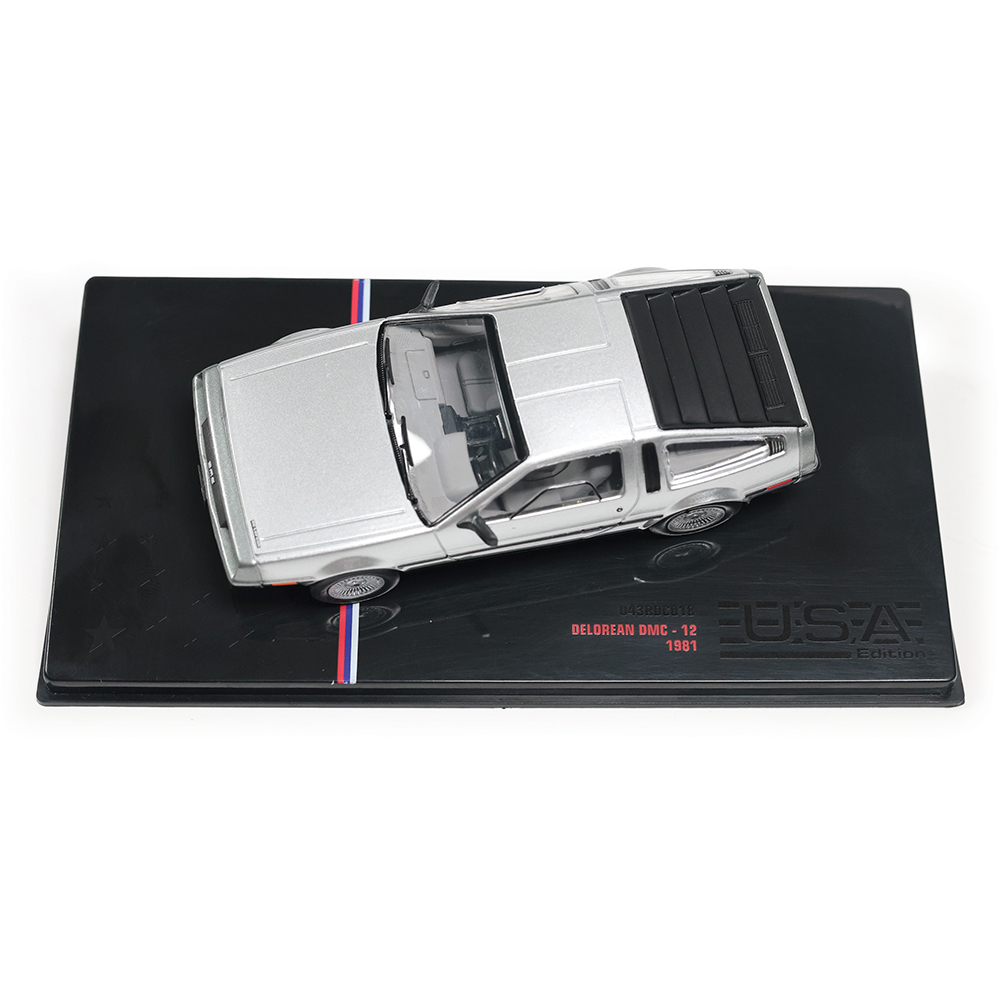 1981 DeLorean DMC-12 Silver Diecast Model Car | IXO Models