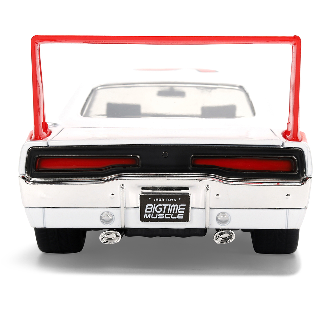 1969 Dodge Charger Daytona White #25 Diecast Model Car | Jada Toys