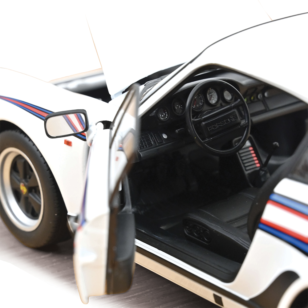 1980 Porsche 911 Turbo 3.3 White Diecast Model Car | Norev