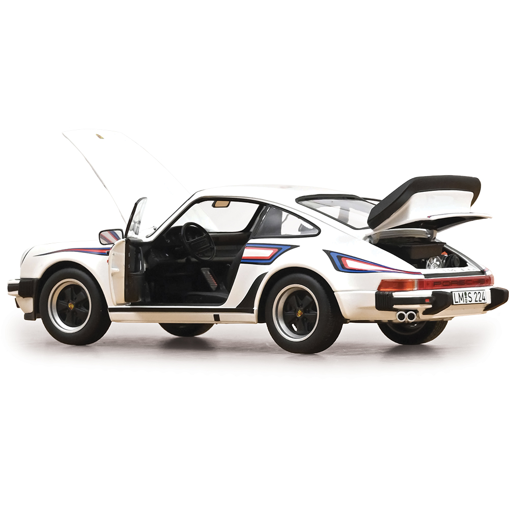 1980 Porsche 911 Turbo 3.3 White Diecast Model Car | Norev
