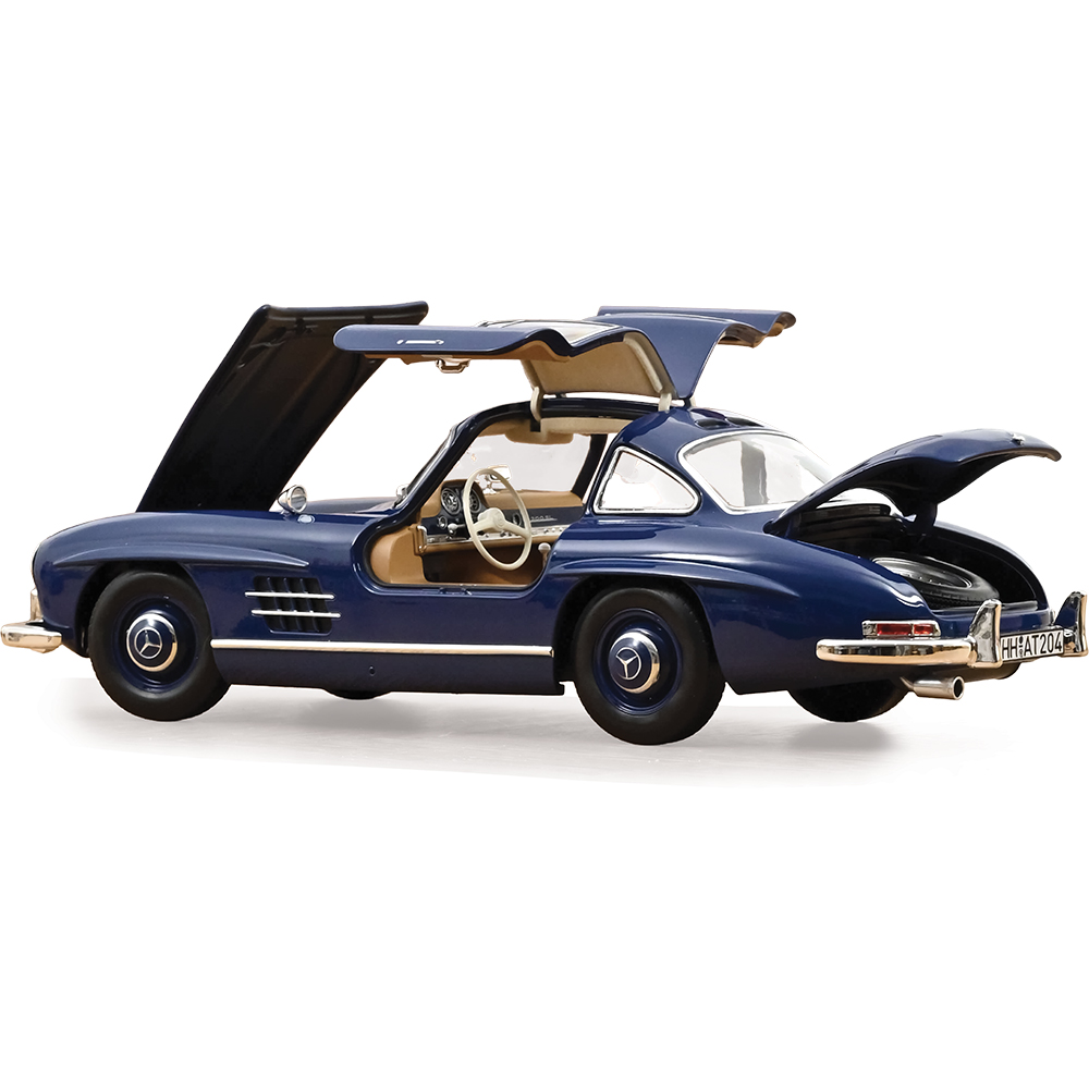 1954 Mercedes-Benz 300 SL Blue Diecast Model Car | Norev