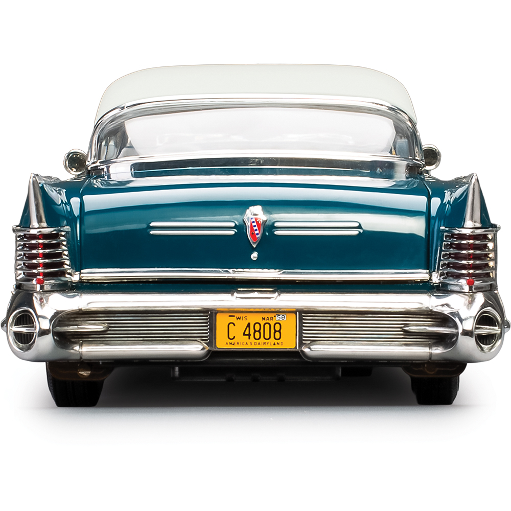 1958 Buick Limited Riviera Coupe -Glacier White / Dark Turquoise Poly