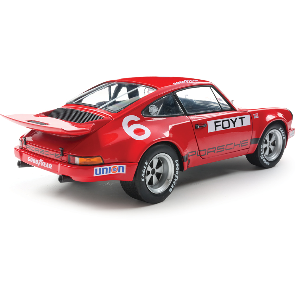 702-049 ソリド 1/18 ポルシェ 911 RSR DAYTONA 1974 Porsche 911 IROC Red #6 Foyt IROC Daytona | Solido