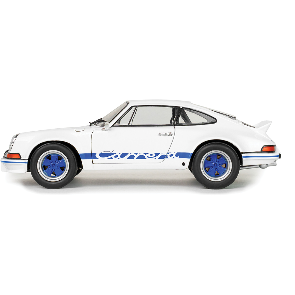 1973 Porsche 911 RSR White / Blue Carrera Stripes | Solido