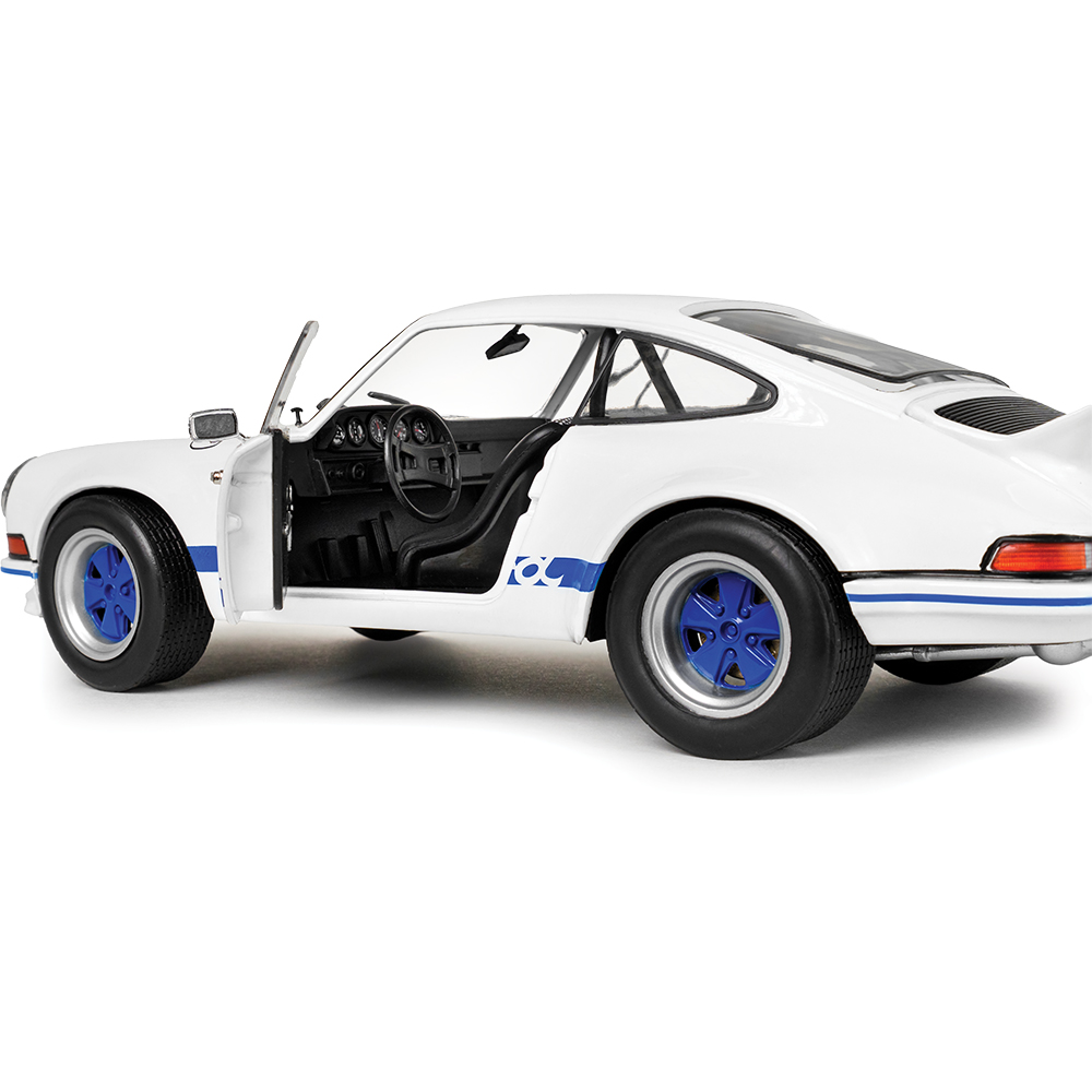 1973 Porsche 911 RSR White / Blue Carrera Stripes | Solido