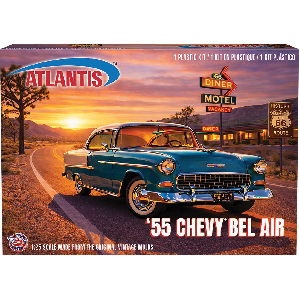 U.S. Route 66 1955 Chevrolet Bel Air Hardtop | Atlantis Models