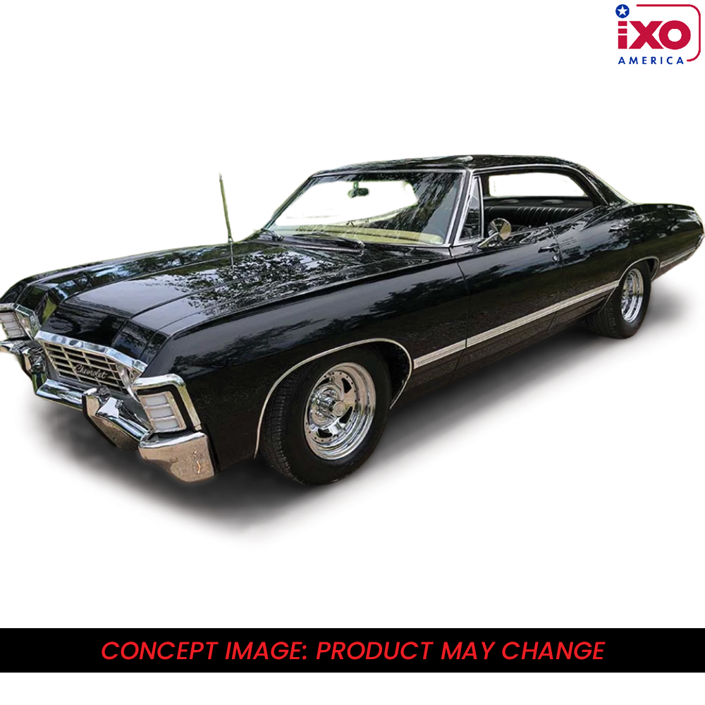 1967 Chevrolet Impala Sport Sedan Black Diecast Model Car | IXO Models
